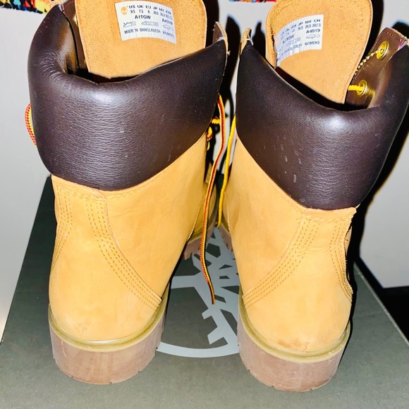 Timberland Jayne Women’s 6Inch Wheat Nubuck Boots - Picture 6 of 13